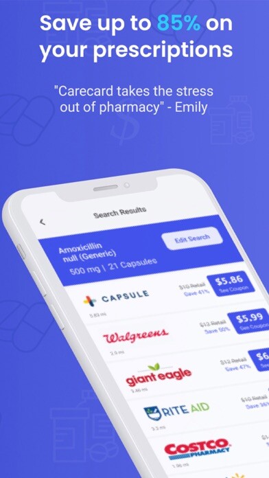 Emulate iPhone app Carecard Prescription Savings using MyAndroid Emulate iPhone app Carecard Prescription Savings using MyAndroid