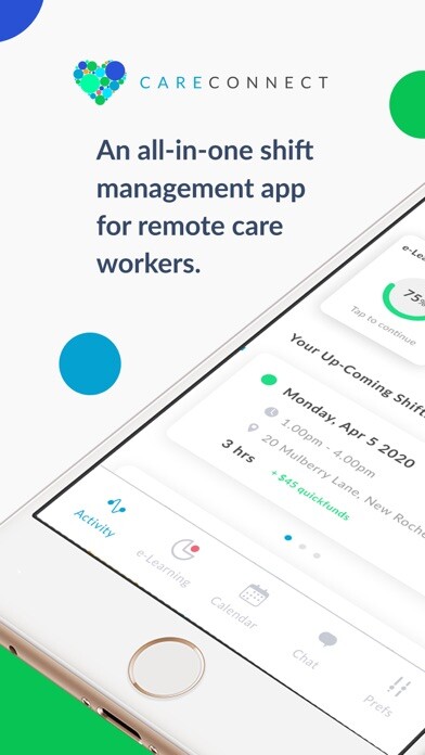Emulate iPhone app CareConnect for Caregivers using MyAndroid