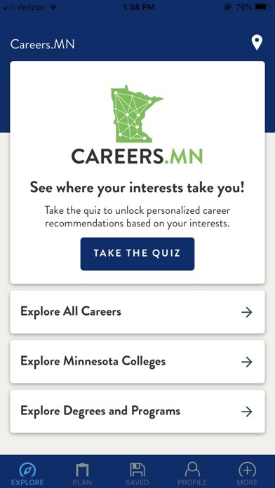 Emulate iPhone app Careers.MN using MyAndroid
