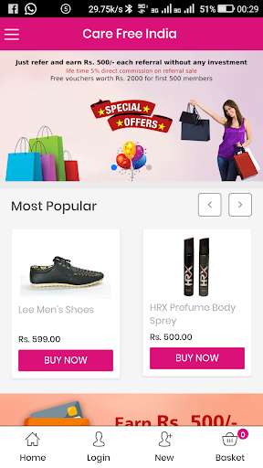Run android online APK Care free India from MyAndroid or emulate Care free India using MyAndroid