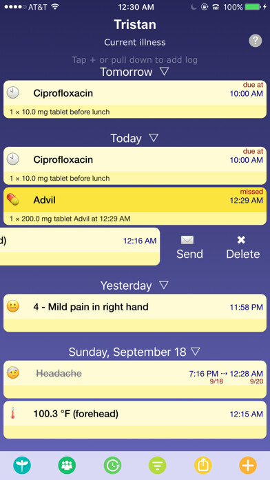 Emulate iPhone app Care Log using MyAndroid Emulate iPhone app Care Log using MyAndroid