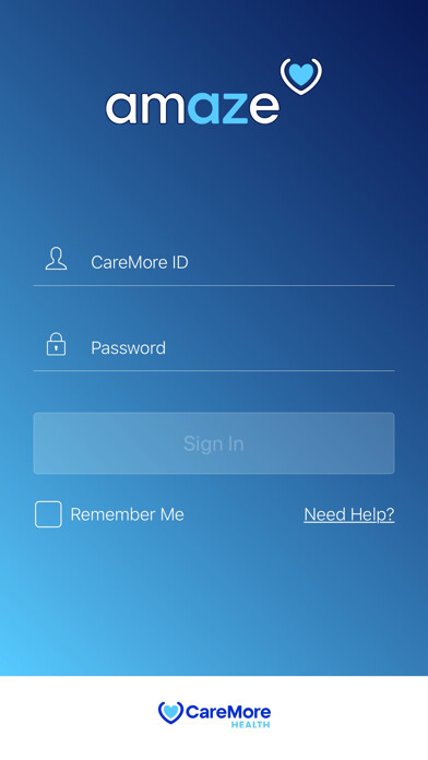 Emulate iPhone app CareMore - Amaze using MyAndroid