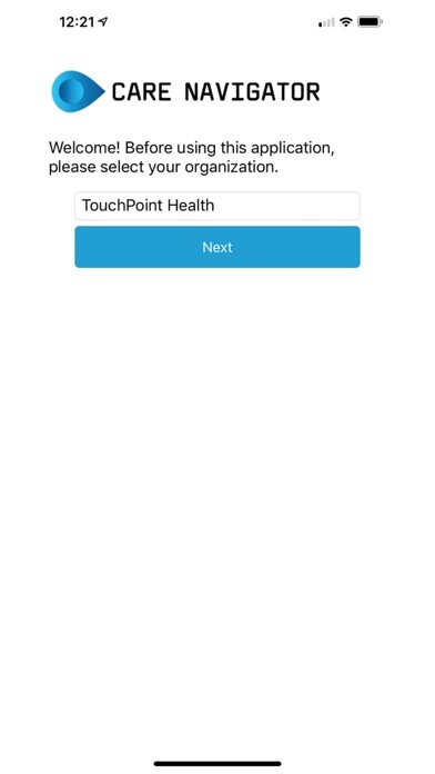 Emulate iPhone app Care Navigator using MyAndroid