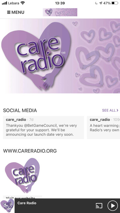 Emulate iPhone app Care Radio using MyAndroid Emulate iPhone app Care Radio using MyAndroid