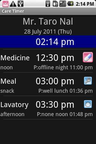 Emulate Android APK CareTimer Emulate Android APK CareTimer
