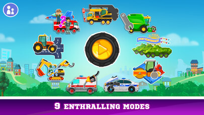 Emulate iPhone app Car games repair truck puzzle using MyAndroid Emulate iPhone app Car games repair truck puzzle using MyAndroid