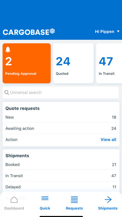 Emulate iPhone app Cargobase - On The Go using MyAndroid Emulate iPhone app Cargobase - On The Go using MyAndroid