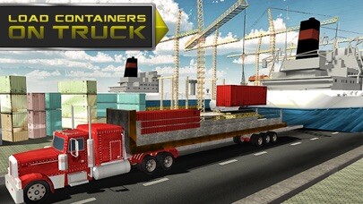 Emulate iPhone app Cargo Container Delivery Truck- Lorry Driving using MyAndroid
