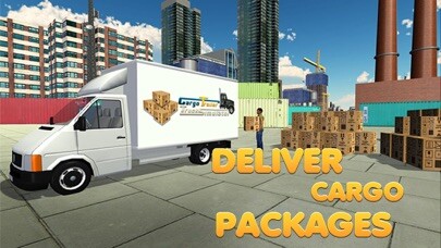 Emulate iPhone app Cargo Trailer Truck Simulator – Drive delivery van using MyAndroid