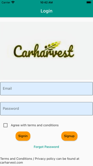 Emulate iPhone app Carharvest using MyAndroid Emulate iPhone app Carharvest using MyAndroid