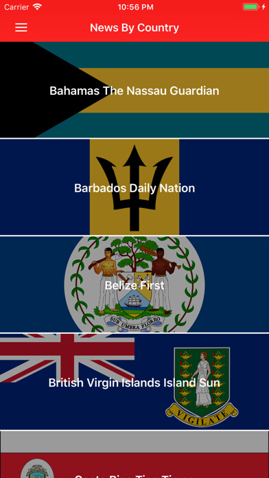 Emulate iPhone app Caribbean Link using MyAndroid