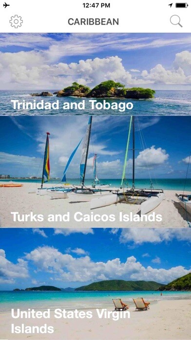 Emulate iPhone app Caribbean Travel Guide & Maps using MyAndroid