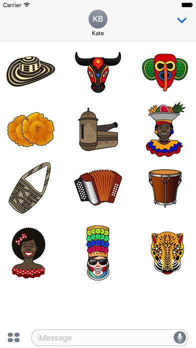 Emulate iPhone app Caribe Colombia Stickers using MyAndroid Emulate iPhone app Caribe Colombia Stickers using MyAndroid