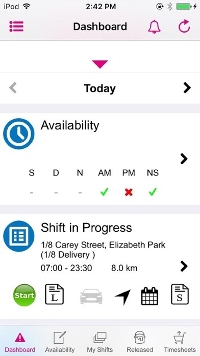 Emulate iPhone app Caring for you Members App using MyAndroid