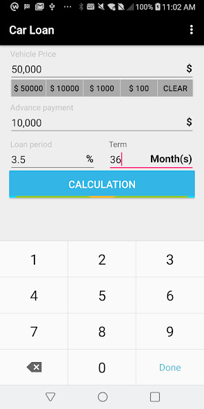 Run android online APK Car installment calculator from MyAndroid or emulate Car installment calculator using MyAndroid
