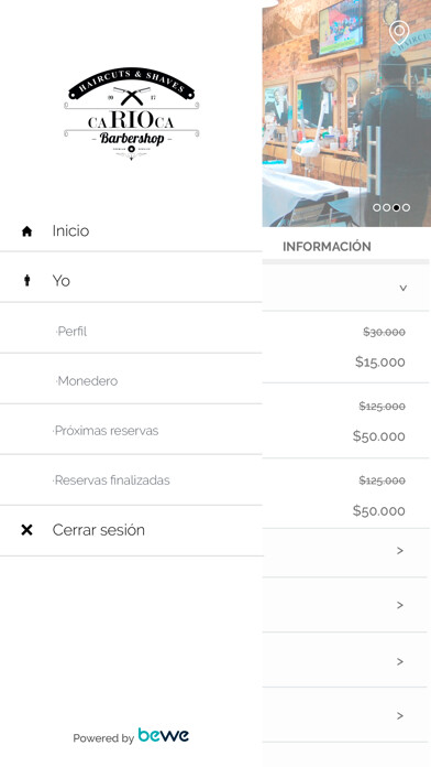 Emulate iPhone app Carioca Barber Shop using MyAndroid Emulate iPhone app Carioca Barber Shop using MyAndroid