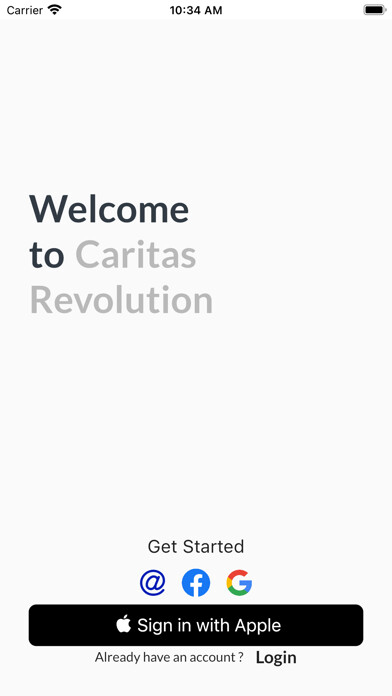 Emulate iPhone app Caritas Revolution using MyAndroid Emulate iPhone app Caritas Revolution using MyAndroid