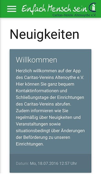 Run android online APK Caritas-Verein from MyAndroid or emulate Caritas-Verein using MyAndroid