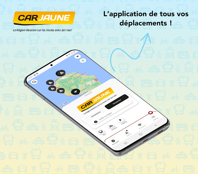 Emulate iPhone app Car Jaune using MyAndroid