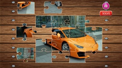 Emulate iPhone app Car Jigsaw Puzzles - Activities for Kid using MyAndroid