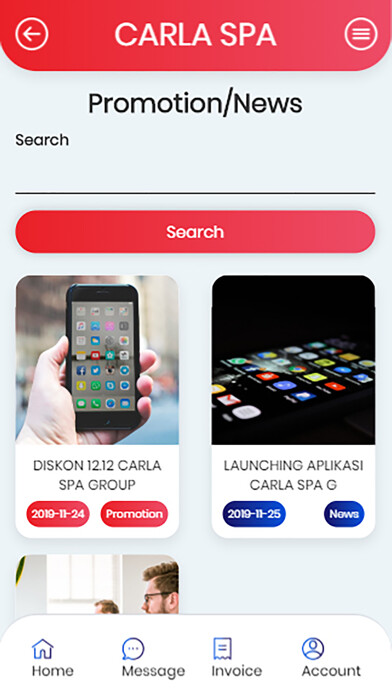 Emulate iPhone app Carla Spa using MyAndroid