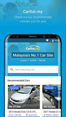 Emulate Android APK Carlist.my