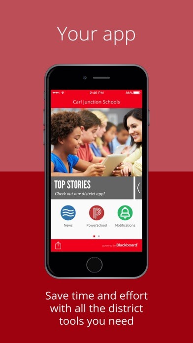 Emulate iPhone app Carl Junction Schools using MyAndroid Emulate iPhone app Carl Junction Schools using MyAndroid