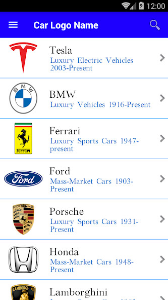 Run android online APK Car Logo Name from MyAndroid or emulate Car Logo Name using MyAndroid