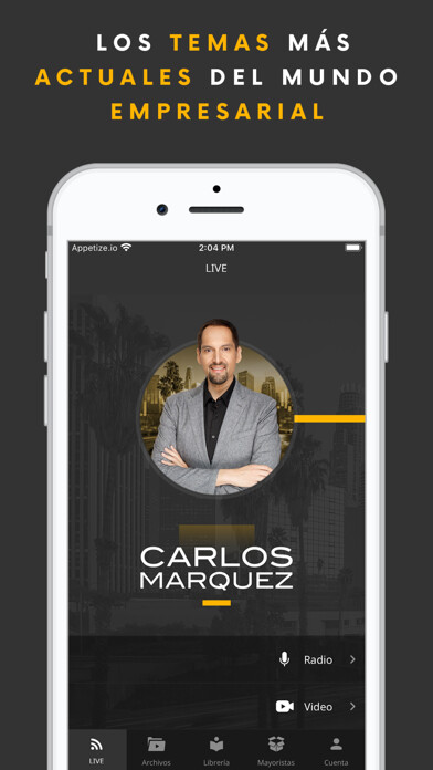 Emulate iPhone app Carlos Marquez using MyAndroid Emulate iPhone app Carlos Marquez using MyAndroid