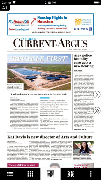 Emulate iPhone app Carlsbad Current-Argus Print using MyAndroid Emulate iPhone app Carlsbad Current-Argus Print using MyAndroid