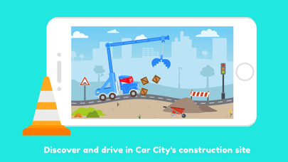 Emulate iPhone app Carl the Super Truck Roadworks using MyAndroid