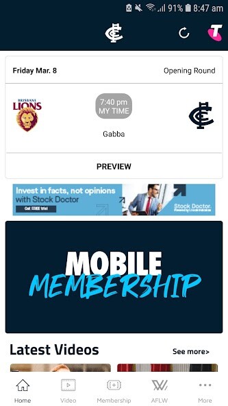 Emulate iPhone app Carlton Official App using MyAndroid Emulate iPhone app Carlton Official App using MyAndroid