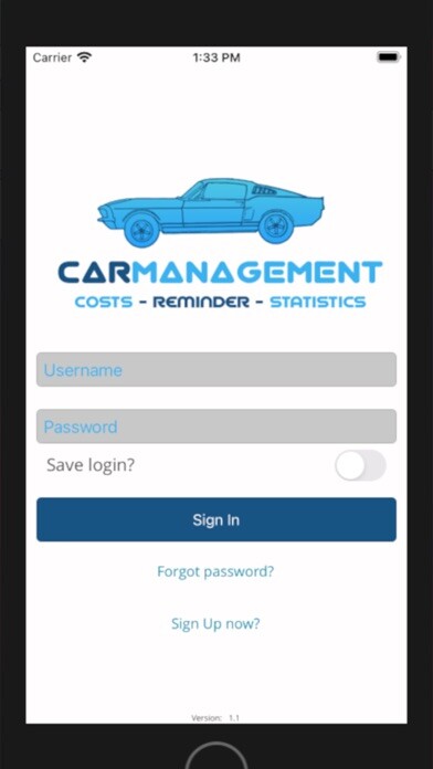 Emulate iPhone app CarManagement - Costs & more using MyAndroid Emulate iPhone app CarManagement - Costs & more using MyAndroid