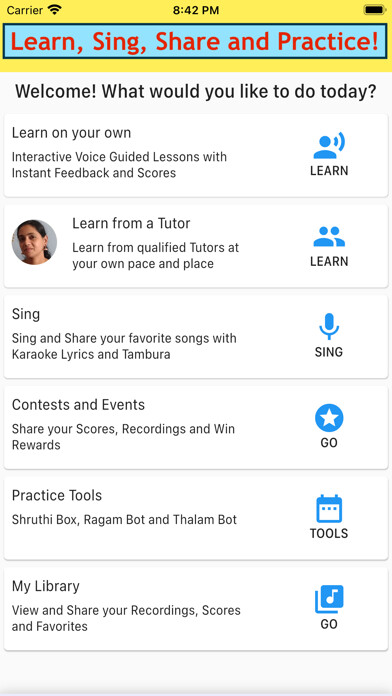 Emulate iPhone app Carnatic Singer using MyAndroid Emulate iPhone app Carnatic Singer using MyAndroid