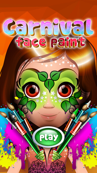 Emulate iPhone app Carnival Face Paint - Kids Salon & Christmas Games using MyAndroid