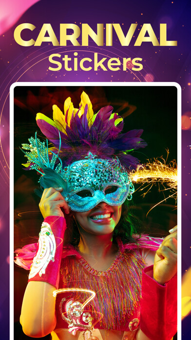 Emulate iPhone app Carnival Mask Stickers using MyAndroid Emulate iPhone app Carnival Mask Stickers using MyAndroid