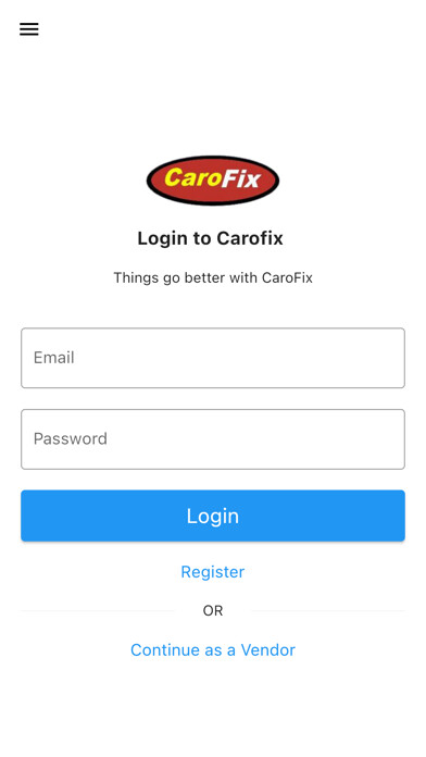 Emulate iPhone app CaroFix - Find Right Mechanics using MyAndroid Emulate iPhone app CaroFix - Find Right Mechanics using MyAndroid