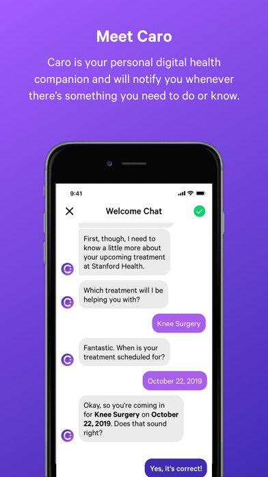Emulate iPhone app Caro Health using MyAndroid