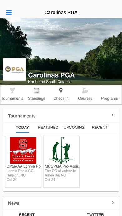 Emulate iPhone app Carolinas PGA using MyAndroid Emulate iPhone app Carolinas PGA using MyAndroid