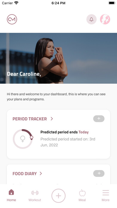 Emulate iPhone app Caroline O Mahony Fitness using MyAndroid