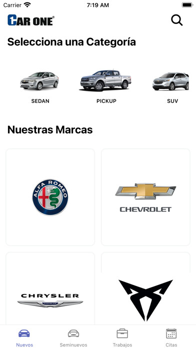 Emulate iPhone app Carone Group using MyAndroid Emulate iPhone app Carone Group using MyAndroid