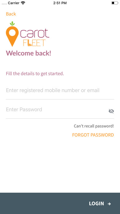 Emulate iPhone app Carot Fleet using MyAndroid Emulate iPhone app Carot Fleet using MyAndroid