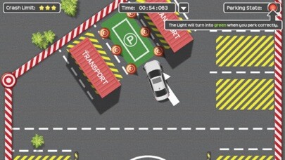 Emulate iPhone app Car Parking Game - Airport cargo steering using MyAndroid