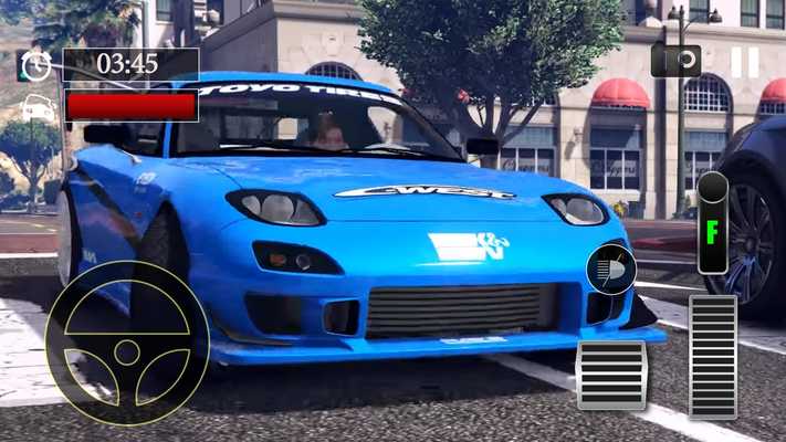 Emulate Android APK Car Parking Mazda RX7 Simulator
