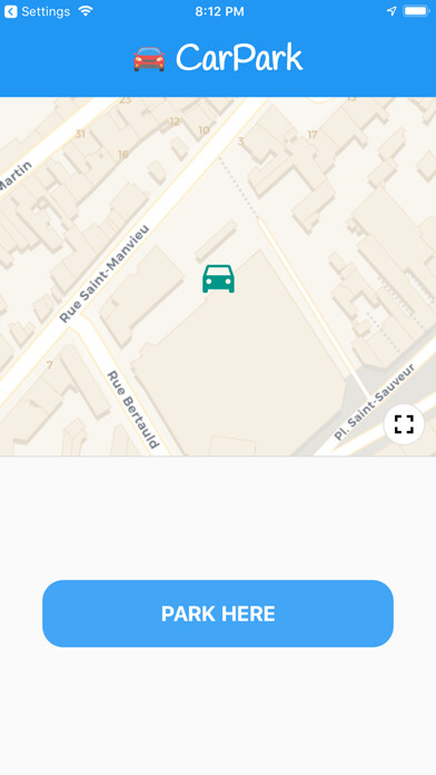 Emulate iPhone app CarPark – Parked car tracker using MyAndroid Emulate iPhone app CarPark – Parked car tracker using MyAndroid