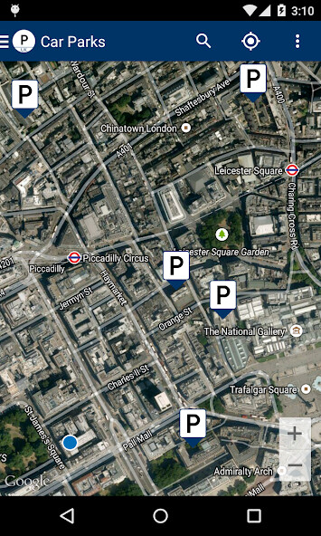 Run android online APK Car Parks - UK (Offline Parking Finder) from MyAndroid or emulate Car Parks - UK (Offline Parking Finder) using MyAndroid