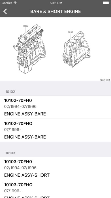 Emulate iPhone app Car Parts for Nissan, Infinity using MyAndroid Emulate iPhone app Car Parts for Nissan, Infinity using MyAndroid