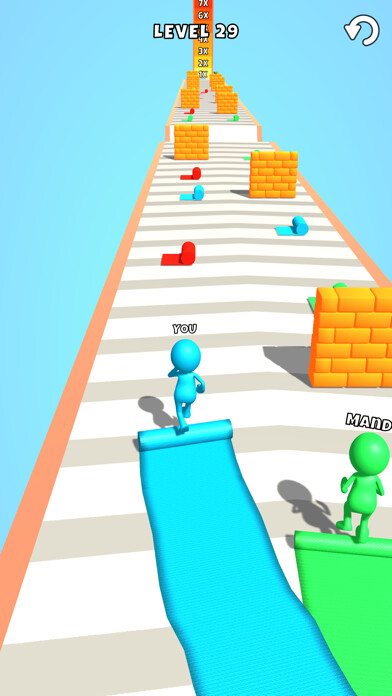 Emulate iPhone app Carpet Race using MyAndroid