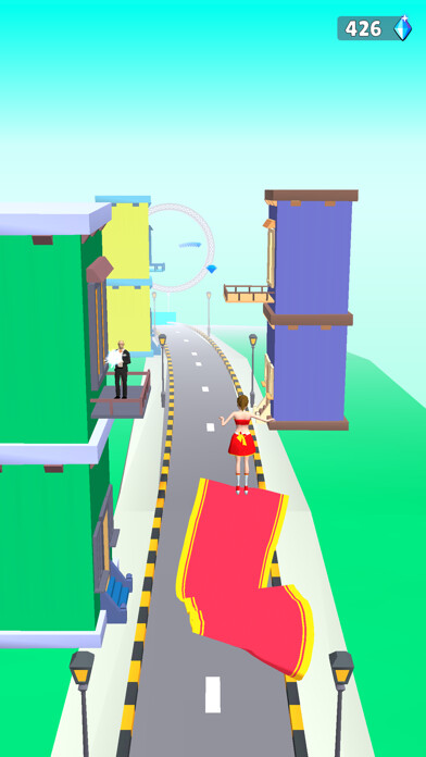 Emulate iPhone app Carpet Rush 3D using MyAndroid