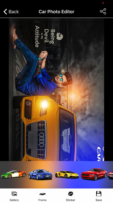 Emulate iPhone app Car Photo Editor 2017-18 using MyAndroid Emulate iPhone app Car Photo Editor 2017-18 using MyAndroid